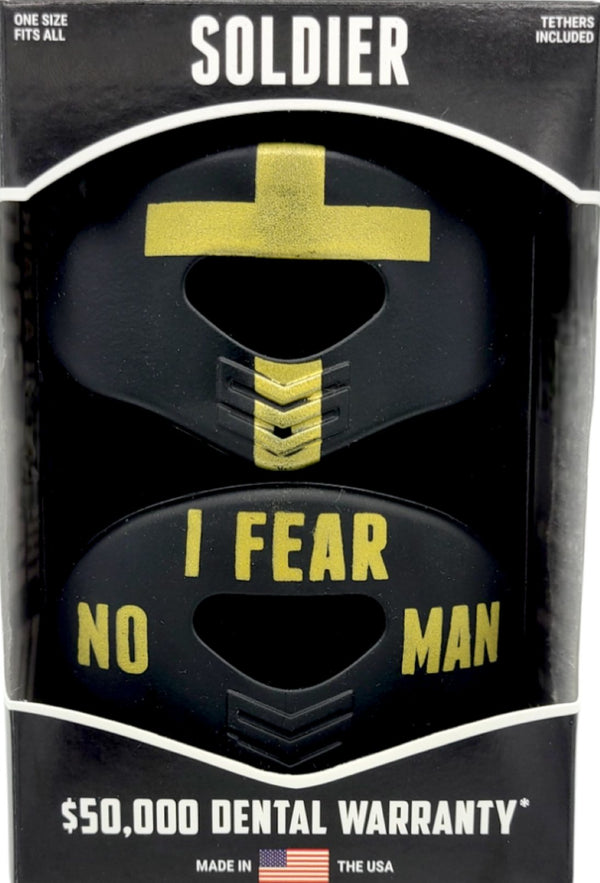 I FEAR NO MAN LIP PROTECTOR MOUTHGUARD - Soldier Sports