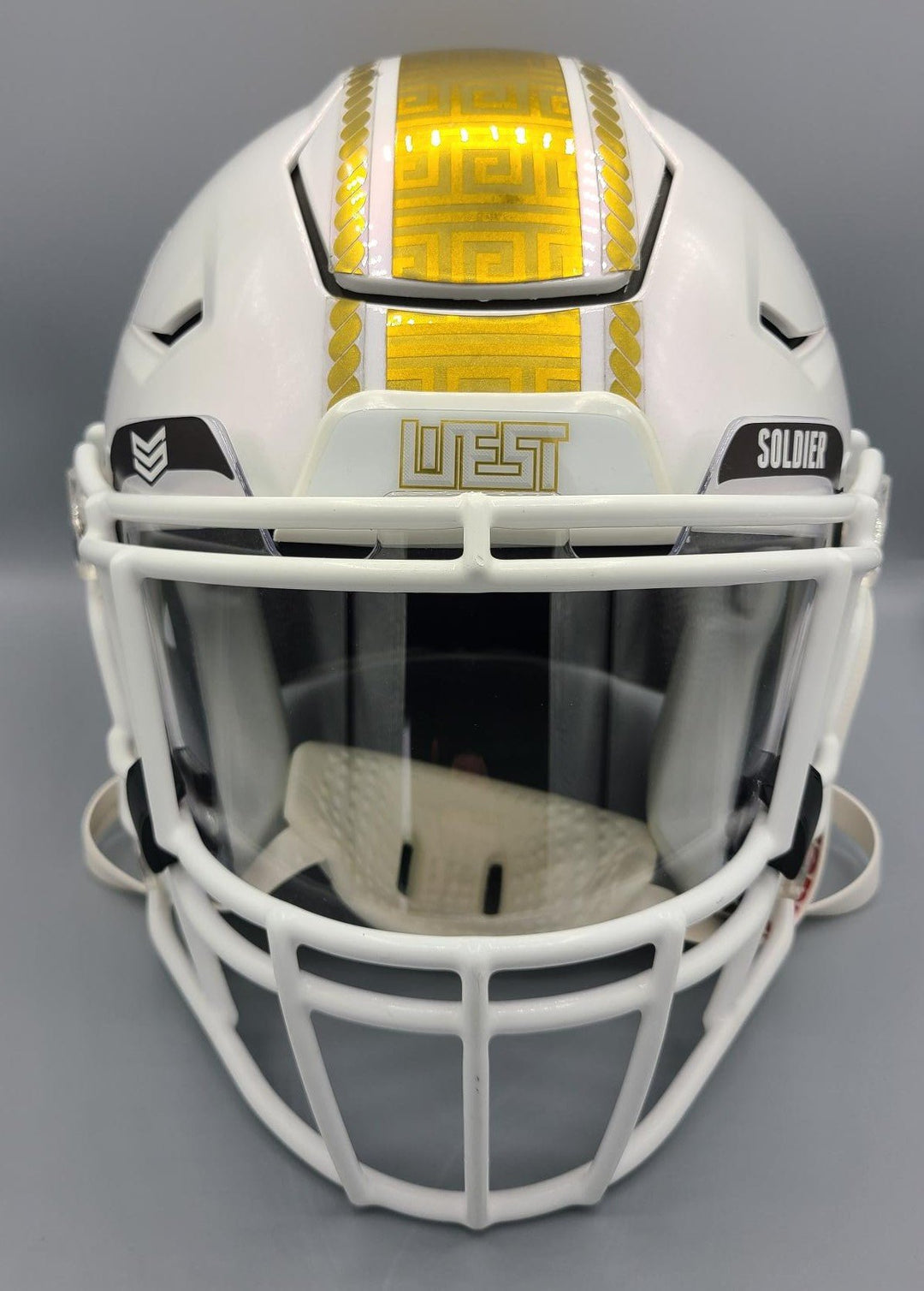 clear football helmet visor NXTRND VZR1 The Unique Sports Clear View Visor for Football Helmet is made of a 3mm shatterproof polycarbonate lenses Nike Vapor Speed 2.0 Football