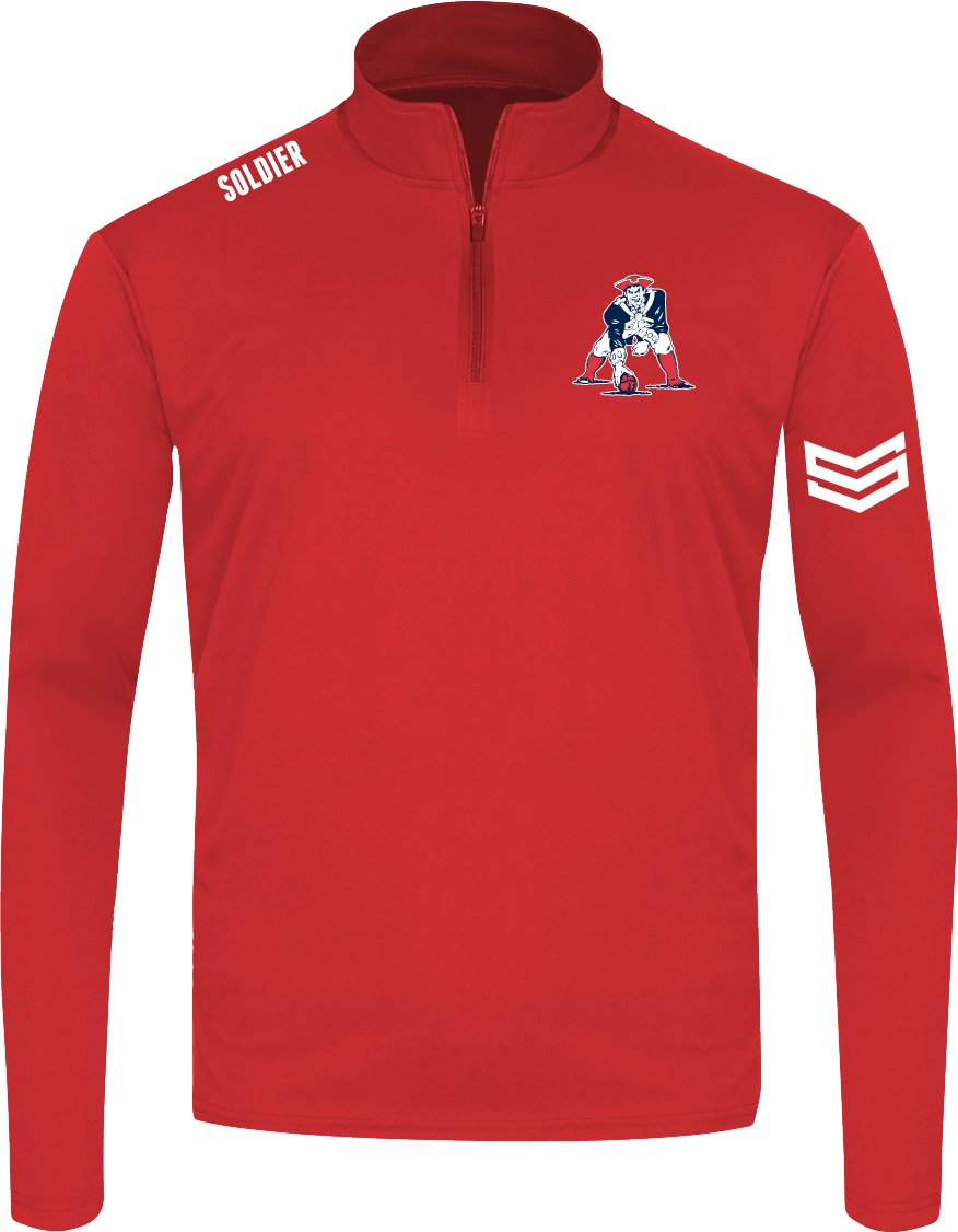 Patriots half zip sweatshirt online