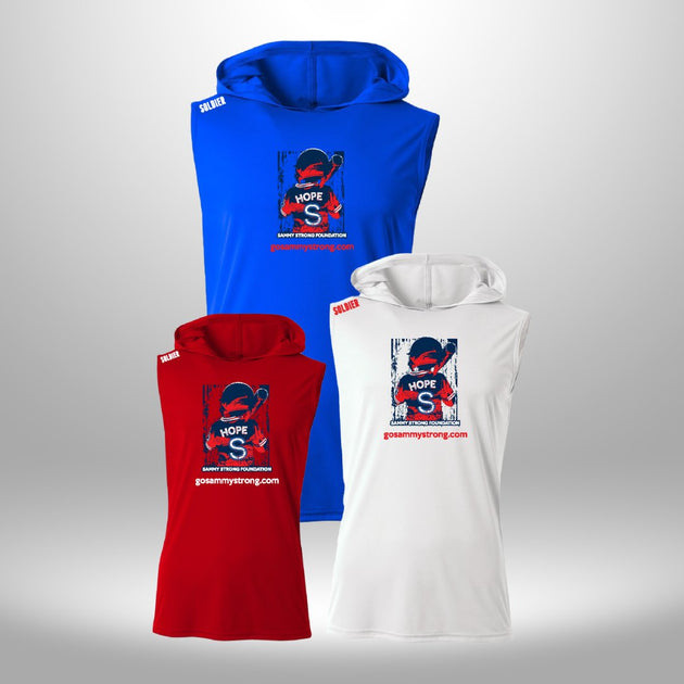 SAMMY STRONG SLEEVELESS HOODIE – Soldier Sports